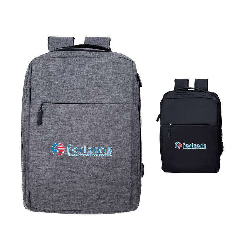 Business Travel Bag with Charging Port Printing Technology