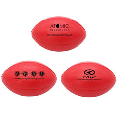Glossy Rugby Design Stress Ball