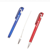 Push Button Plastic Ballpoint Pen With Spray-Painted Body