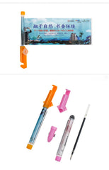 Colorful Clicker Gel Pen with Mobile Phone Holder