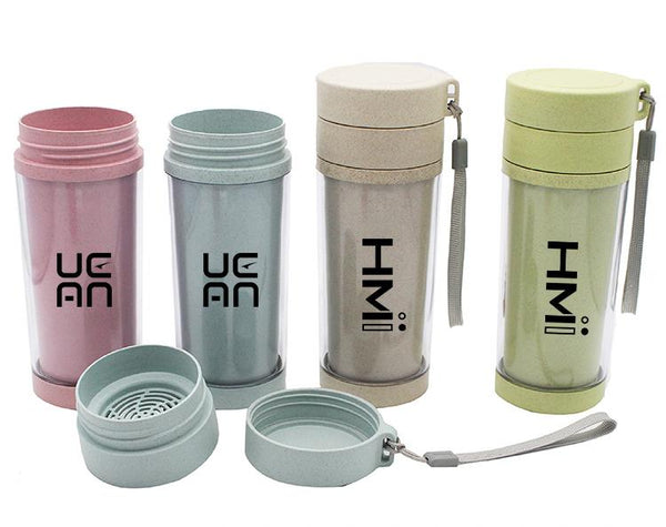 Portable Clear Insulated Tea Cup