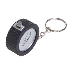 Tyre Keychain With Tape Measure