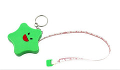 Star Keychain With Tape Measure