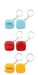 Mini Square Keychain With Tape Measure