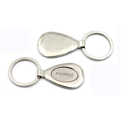 Metal Teardrop Keychain