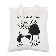 Zippered Canvas Tote Bag 39.3*34.6*2cm