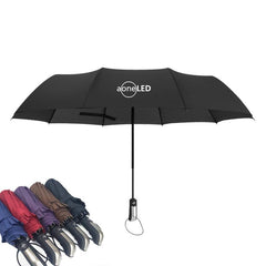 10 Ribbed Automatic Triple-Folding Umbrella