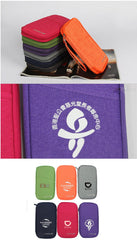 Multifunctional Travel Document Pouch With Zippered Closure