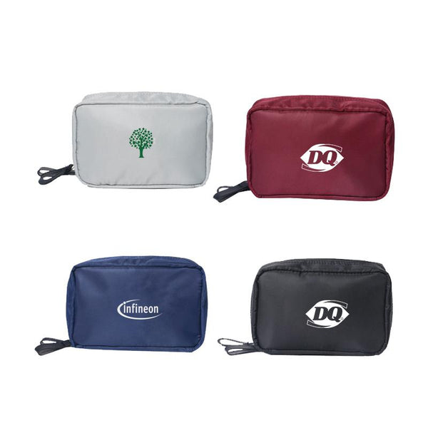 Rectangular Travel Pouch With Internal Compartments