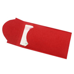 Red Felt Pocket Envelopes