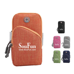 Outdoor Sports Arm Bag with Headphone Hole