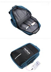 Travel Bag with Lock and USB Plug