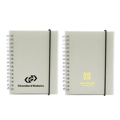 A6 Notebook With Clear Cover And Dot Grid Pages