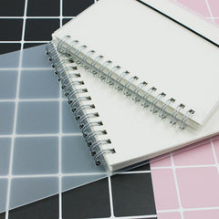A6 Notebook With Clear Cover And Dot Grid Pages