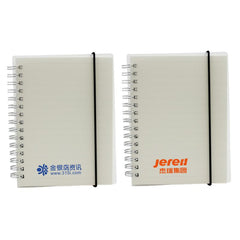 A6 Notebook With Clear Cover And Lined Pages