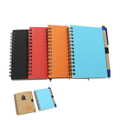 Notebook With Recycling Symbol On Cover