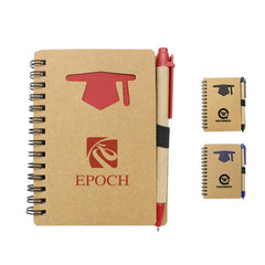 Notebook With Mortarboard Design On Cover
