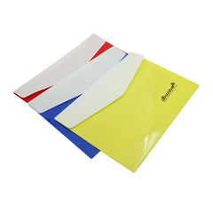 Envelope-Style A4 Document Holder With White Top Flap
