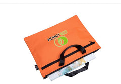 Double Layer Zip File Bag