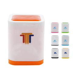 Multifunctional Square Plastic Pen Holder