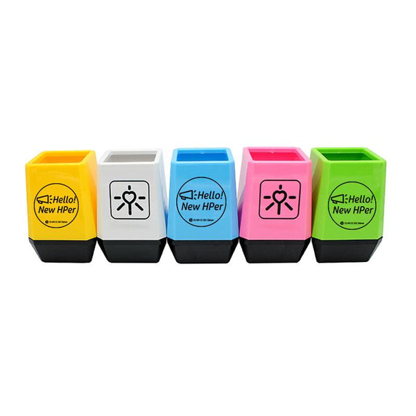 Dual-Coloured Plastic Business Pen Holder