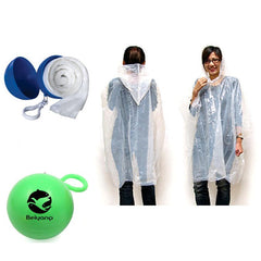 Portable Raincoat In Coloured Hollow Ball