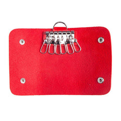 Faux Leather Key Holder Pouch