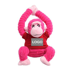 20cm Orangutan Plush Toy With T-Shirt And Long Arms