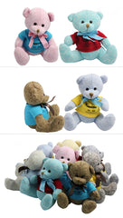 20cm Colourful Knitted Teddy Bear Plush Toy