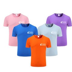 Short-Sleeved Pure Cotton Round Neck T-Shirt