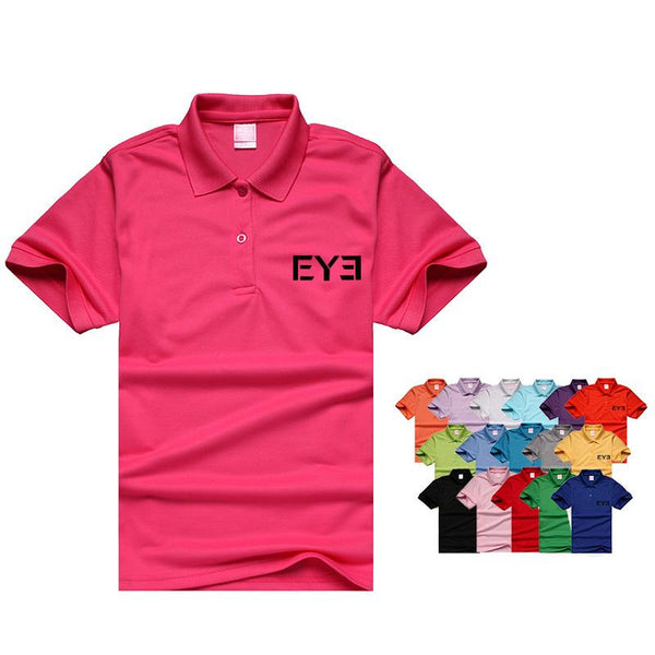 Short-Sleeved Polo Shirt With Thick Lapels