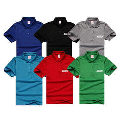 Short-Sleeved Polo Shirt With Thick Lapels