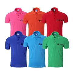 Short-Sleeved Polo Shirt For Men With Thick Lapels