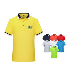 Polo Shirt with Coloured Collar and Sleeve Hem