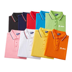 Mens Polo Shirt With Stripe Accent