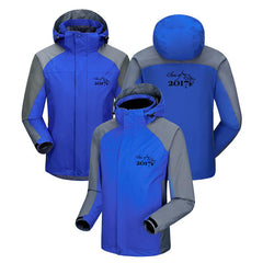 Zippered Long-Sleeved Waterproof Jacket For Men And Women