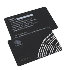 PVC Frosted Membership Black Card