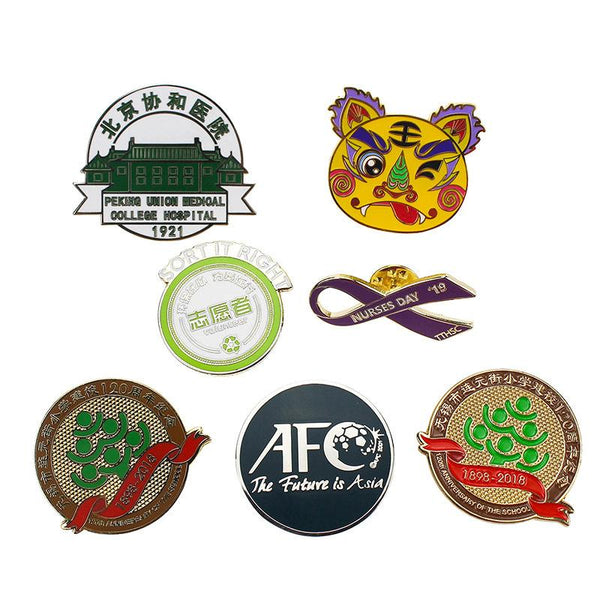 4x4cm Imitation Enamel Badges